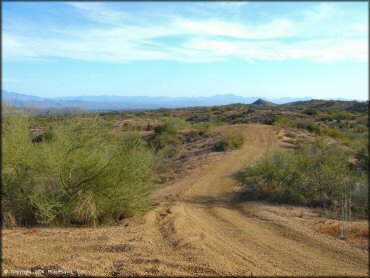 Terrain example at Desert Vista OHV Area Trail