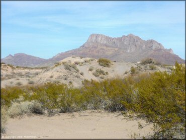 Scenic view of Hot Well Dunes OHV Area