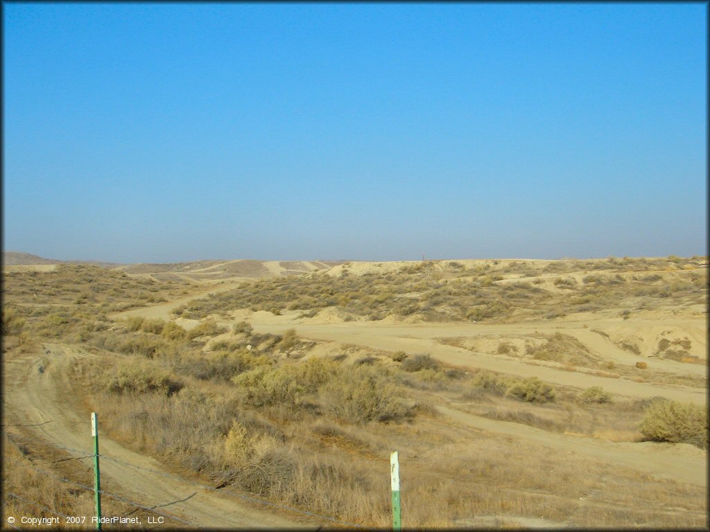 Some terrain at Honolulu Hills Raceway OHV Area