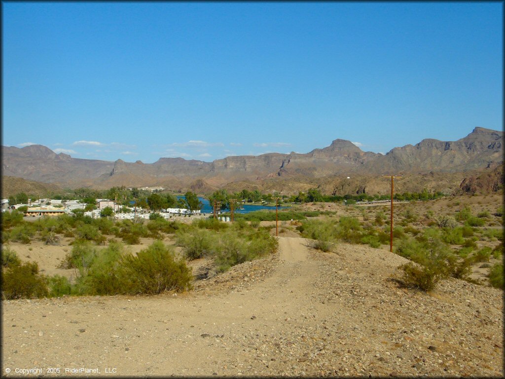 Terrain example at Copper Basin Dunes OHV Area