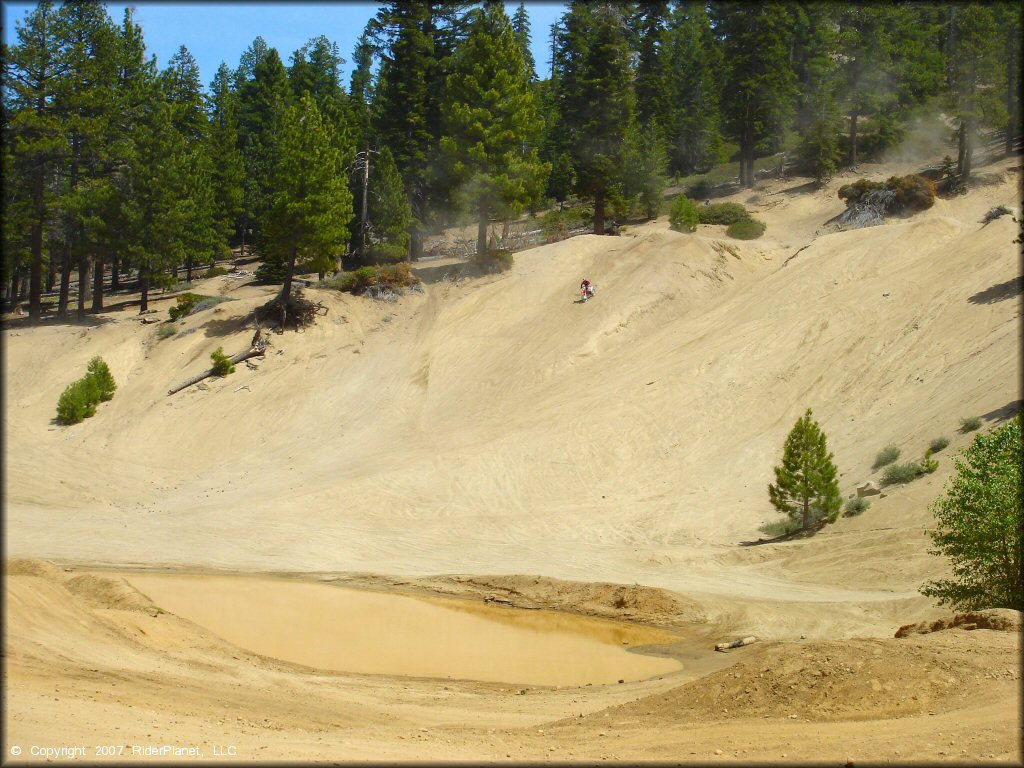 Honda CRF Dirt Bike at Twin Peaks And Sand Pit Trail