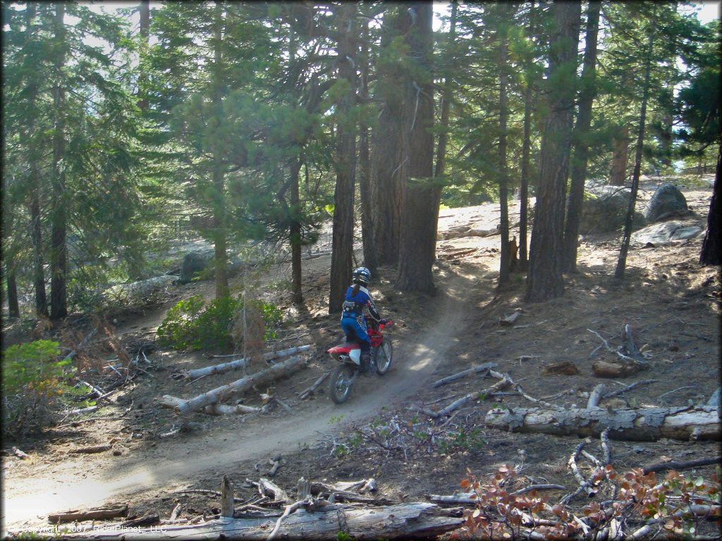 Honda CRF Motorcycle at Corral OHV Trail