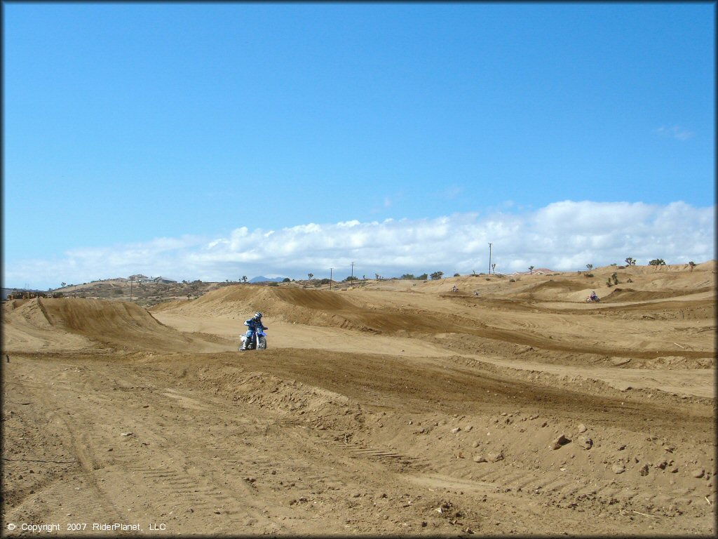 Motorcycle at Competitive Edge MX Park Track