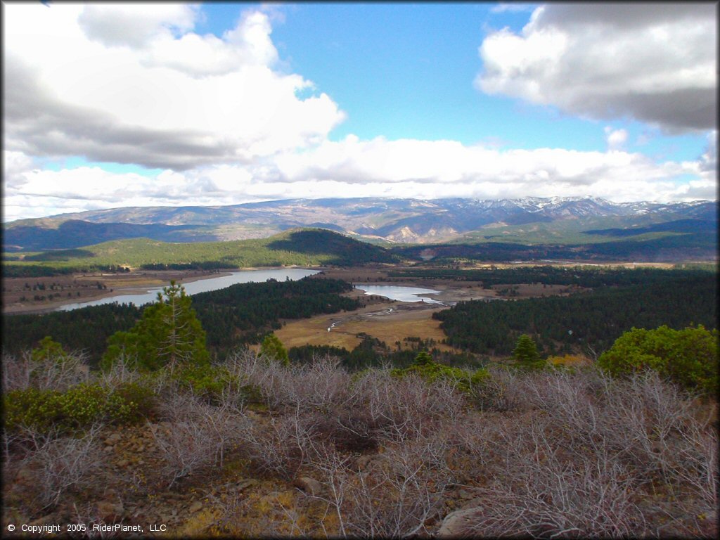 Scenic view of Prosser Hill OHV Area Trail