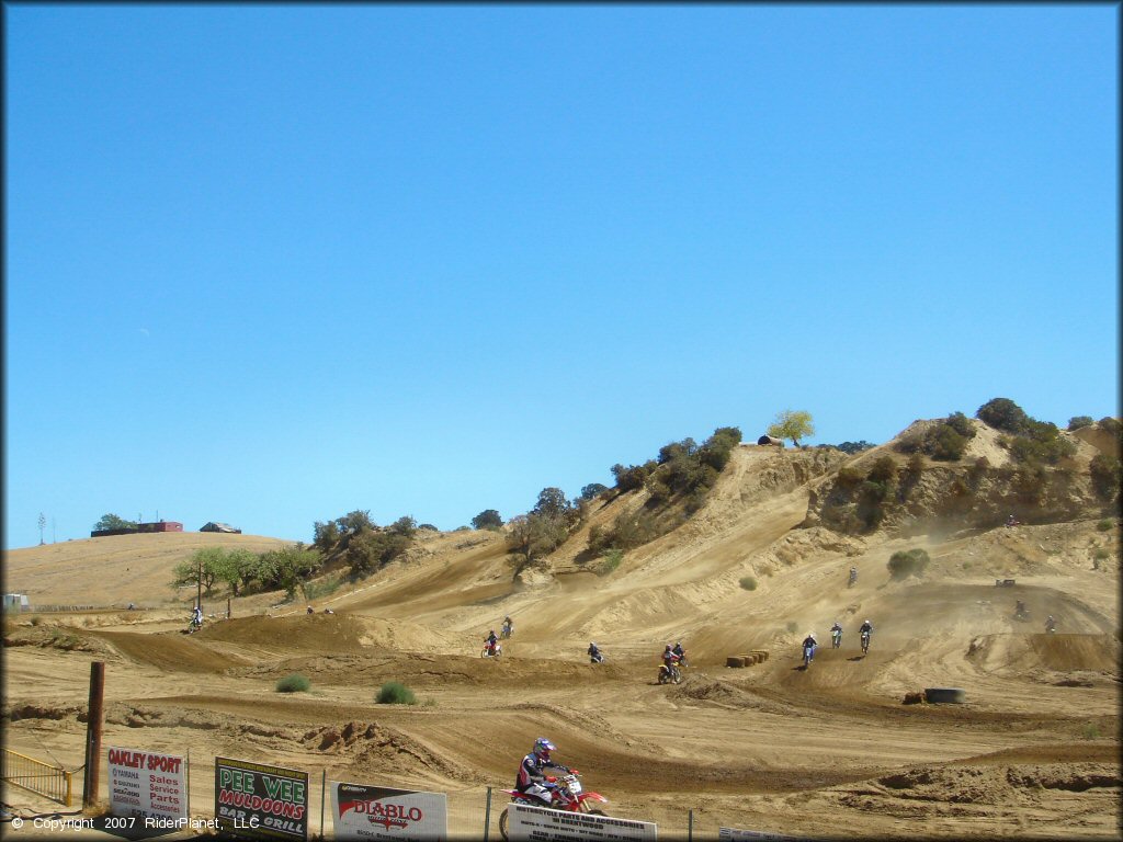 Honda CRF Motorcycle at Diablo MX Ranch Track