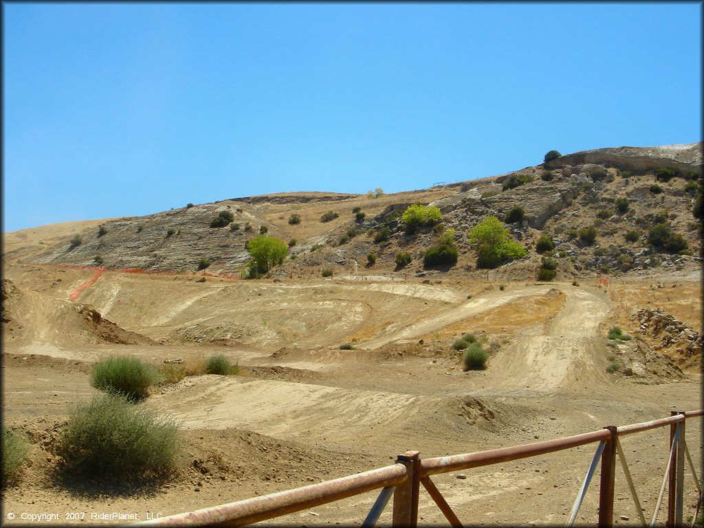 Example of terrain at Diablo MX Ranch Track