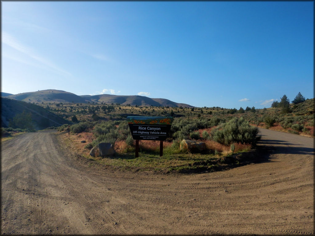 Rice Canyon OHV Area Trail