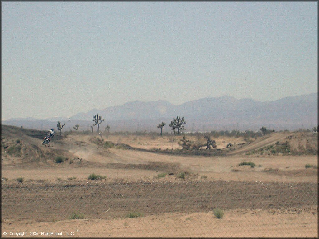 Motorcycle at Sunrise MX Park Track