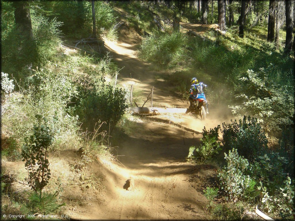 Honda CRF Off-Road Bike at Miami Creek OHV Area Trail