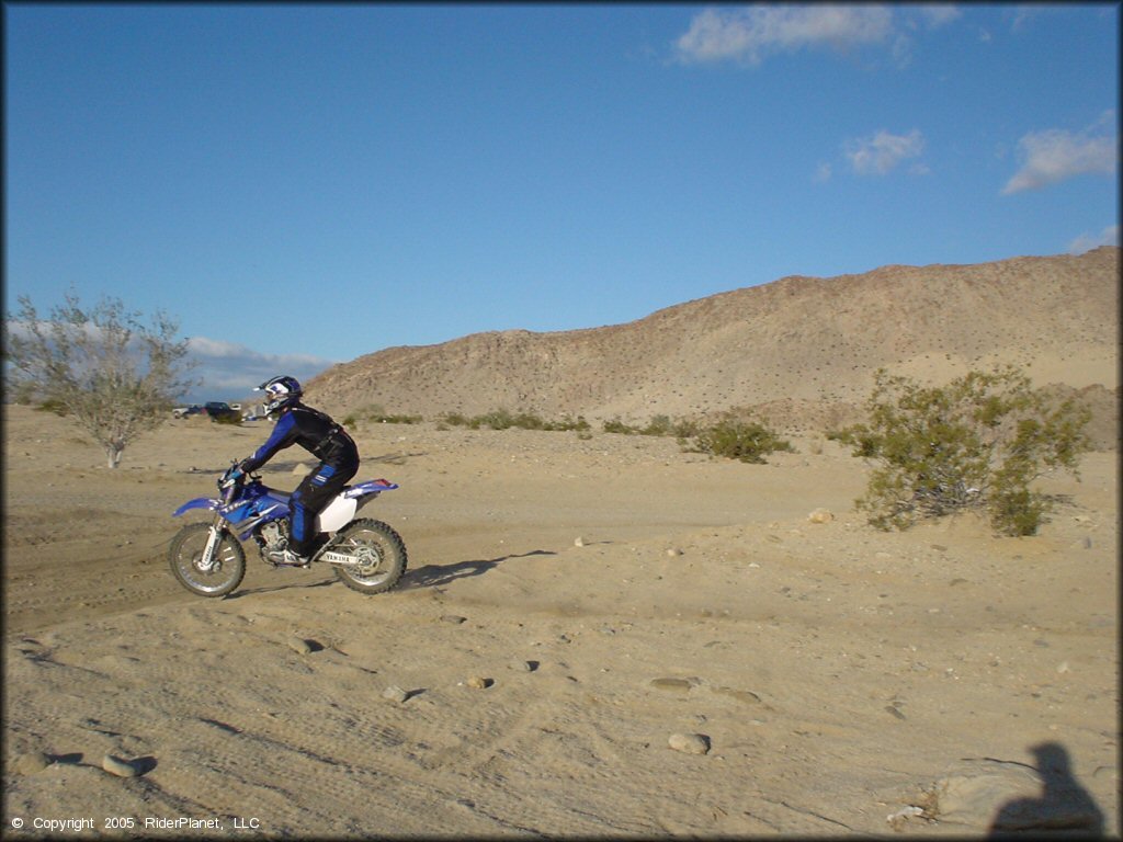 Yamaha YZ Motorcycle at Ocotillo Wells SVRA Trail