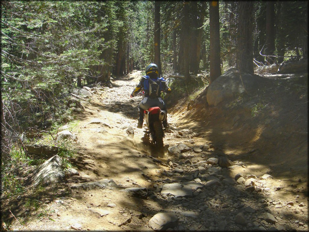 Honda CRF Motorbike at Lower Blue Lake Trail