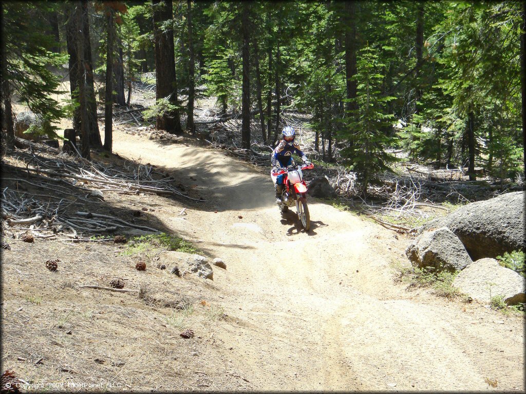 Honda CRF Dirt Bike at Twin Peaks And Sand Pit Trail