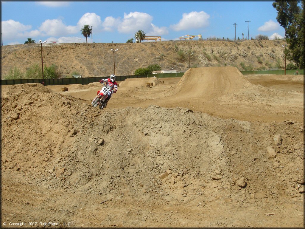 Honda CRF Trail Bike at Milestone Ranch MX Park Track