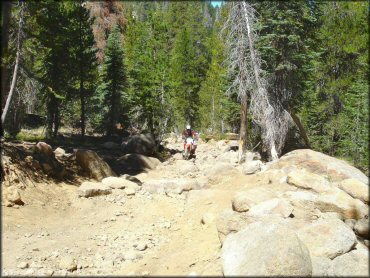 Honda CRF Motorcycle at Lower Blue Lake Trail