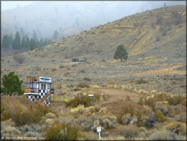 A trail at Honey Lake Motocross Park Track