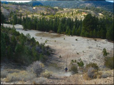 Honda CRF Dirt Bike at Leviathan Recreation Area Trail