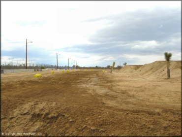 Example of terrain at Adelanto Motorplex Track