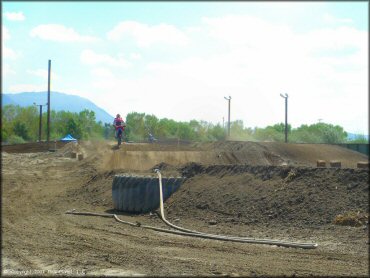 Dirt Bike at Milestone Ranch MX Park Track