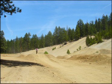 Motorbike at Twin Peaks And Sand Pit Trail