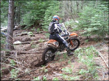 KTM Dirtbike at Crandall Peak And Deer Creek OHV Area Trail