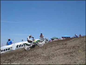 Kawasaki KX Dirt Bike at Prairie City SVRA OHV Area