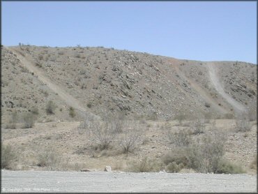 A trail at Stoddard Valley OHV Area Trail