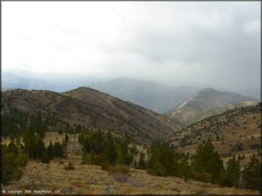 Scenic view at Leviathan Recreation Area Trail