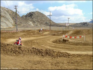 Honda CRF Motorcycle at State Fair MX Track