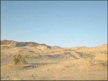 Example of terrain at Superstition Mountain OHV Area