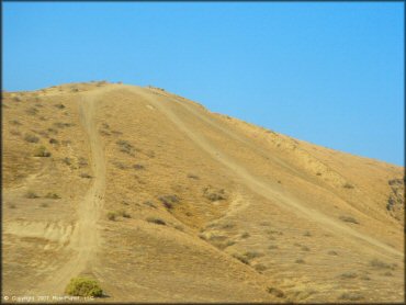 A trail at Honolulu Hills Raceway OHV Area