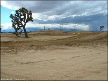 OHV jumping at Adelanto Motorplex Track