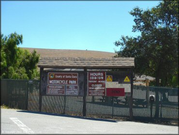 Amenities example at Santa Clara County Motorcycle Park OHV Area