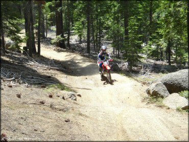 Honda CRF Motorcycle at Twin Peaks And Sand Pit Trail