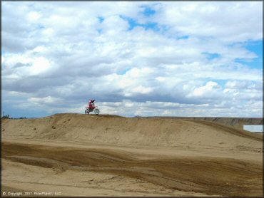 Honda CRF Dirt Bike at Adelanto Motorplex Track