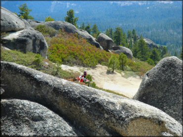 Honda CRF Motorbike at Twin Peaks And Sand Pit Trail