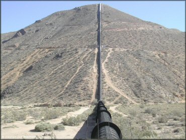 Photo of Los Angeles Aqueduct pipeline.