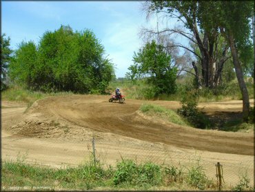 Honda CRF Dirt Bike at Riverfront MX Park Track