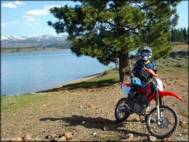 Honda CRF Dirt Bike at Boca Reservoir Trail