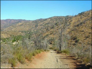 Example of terrain at Frank Raines OHV Park Trail