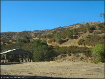 RV Trailer Staging Area and Camping at Frank Raines OHV Park Trail