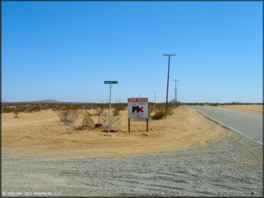 RV Trailer Staging Area and Camping at Cal City MX Park OHV Area