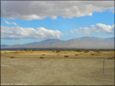 Scenic view at Lucerne Valley Raceway Track