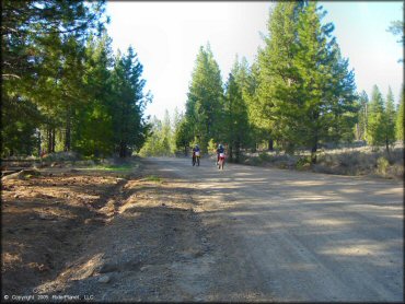 Honda CRF Dirtbike at Boca Reservoir Trail