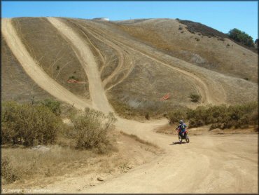 Honda CRF Motorcycle at Santa Clara County Motorcycle Park OHV Area