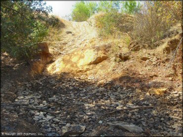 Terrain example at La Grange OHV Park OHV Area