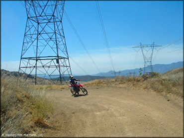 Honda CRF Dirt Bike at Hungry Valley SVRA OHV Area