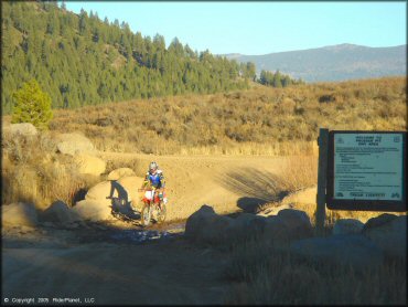 Honda CRF Motorbike at Prosser Pits Track