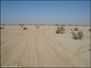 Example of terrain at Plaster City Riding Area