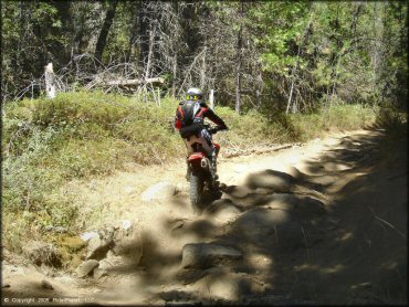 Honda CRF Dirtbike at Miami Creek OHV Area Trail