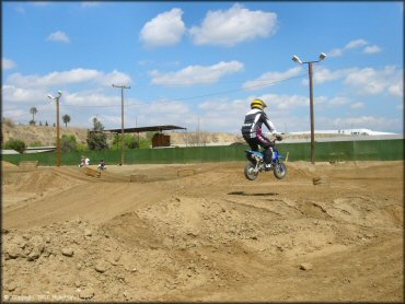 OHV jumping at Milestone Ranch MX Park Track